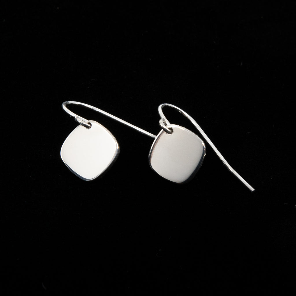 Small Bennu sterling silver earrings