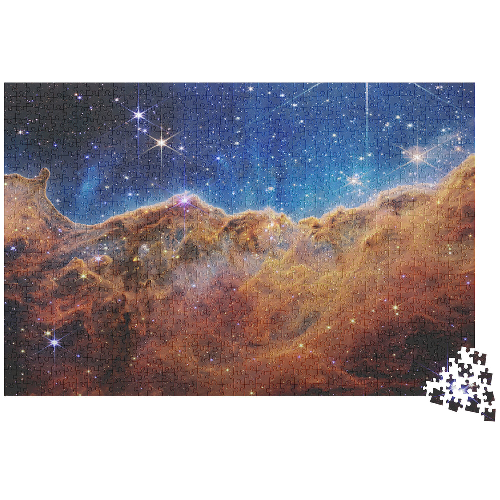 Cosmic Cliffs in the Carina Nebula puzzle - 1000 pieces