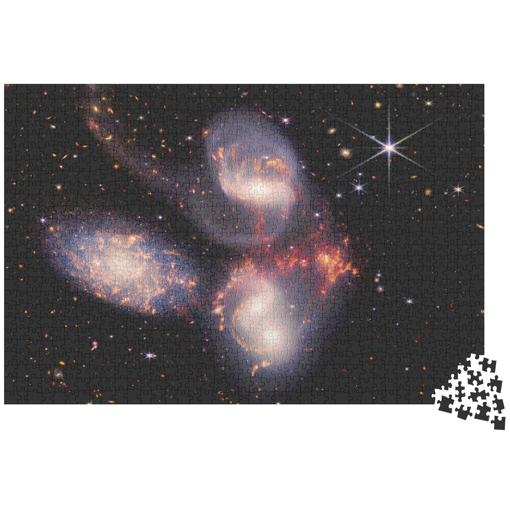 JWST Stephan's Quintet Galaxies puzzle - 1000 pieces
