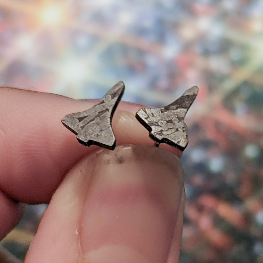 Space Shuttle stud earrings