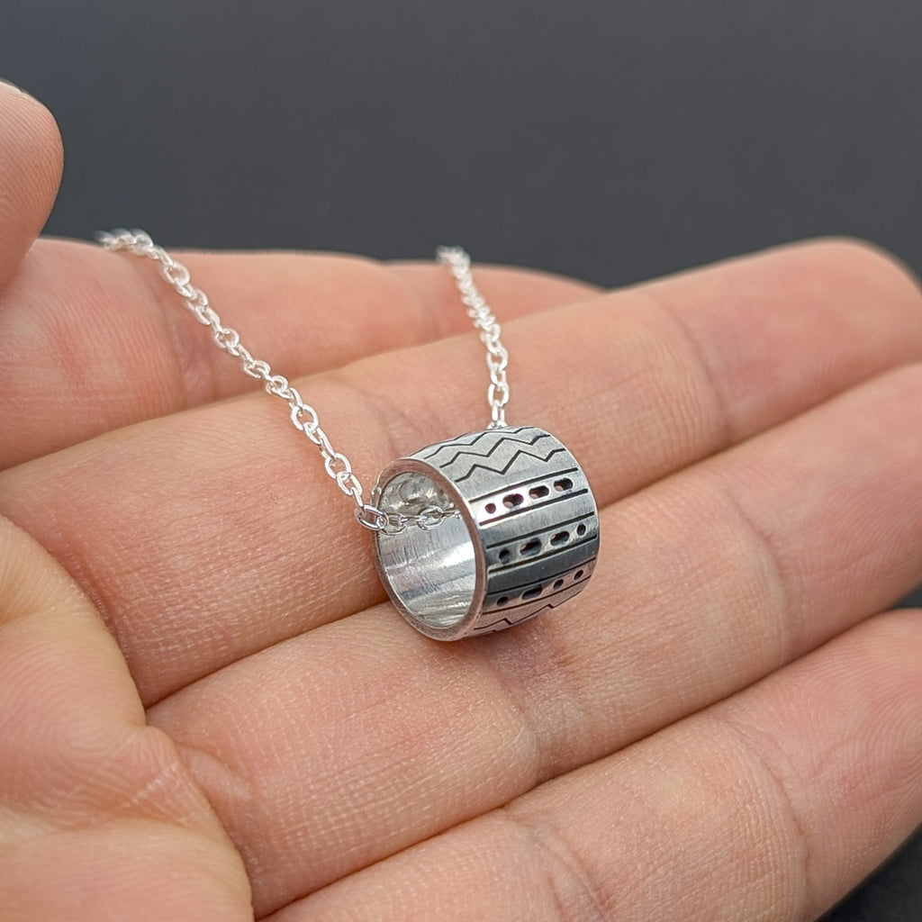 Curiousity Rover Wheel pendant necklace