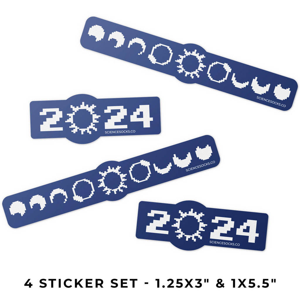 Solar Eclipse Sticker Set