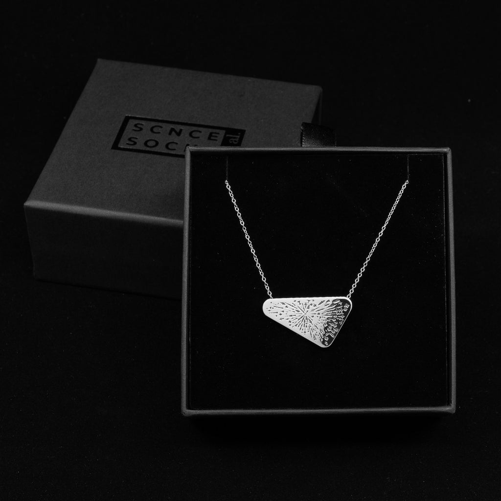 Europa Clipper Vault Plate necklace - Sterling Silver