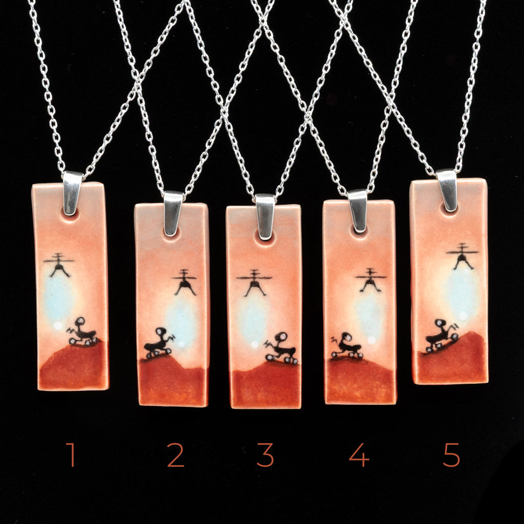 AH Perseverance & Ingenuity ceramic necklace