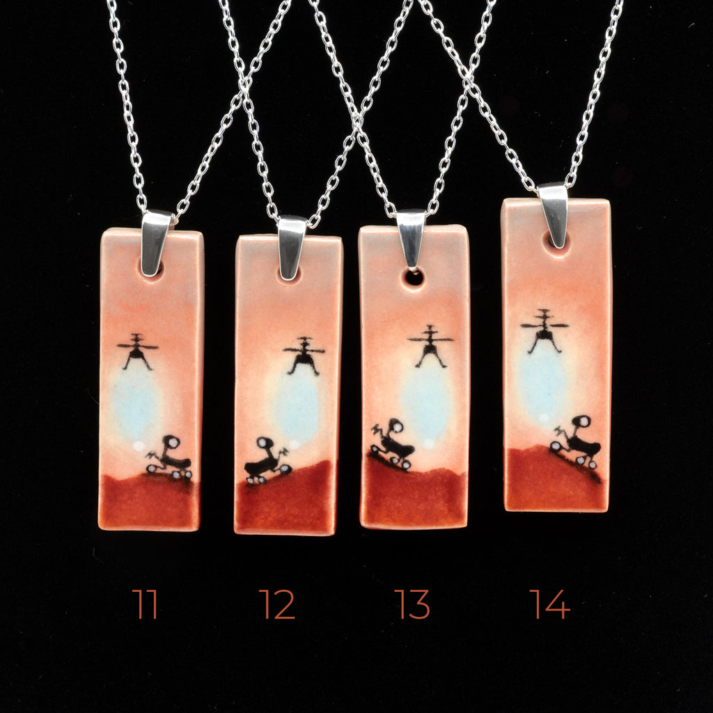 AH Perseverance & Ingenuity ceramic necklace