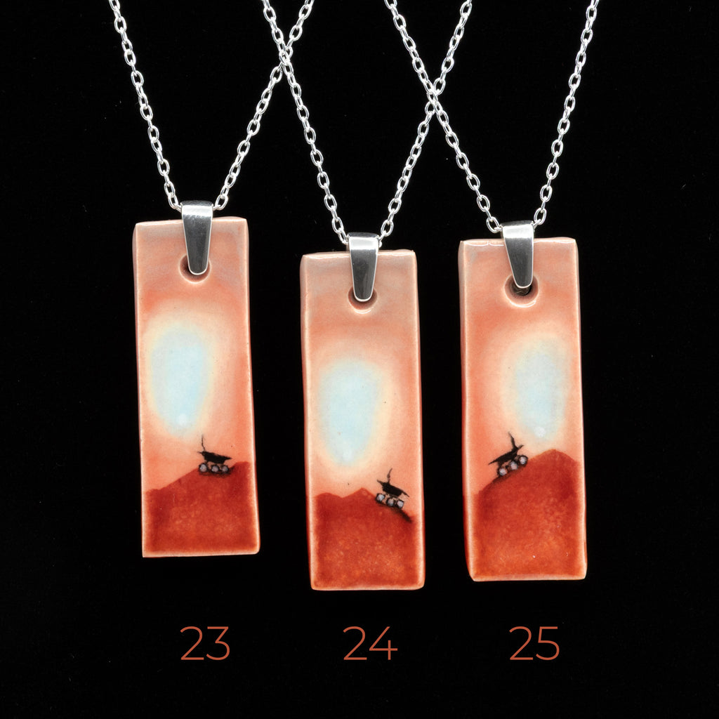 AH Sojourner rover ceramic necklace