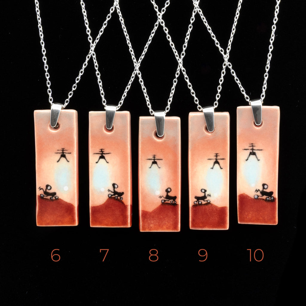 AH Perseverance & Ingenuity ceramic necklace