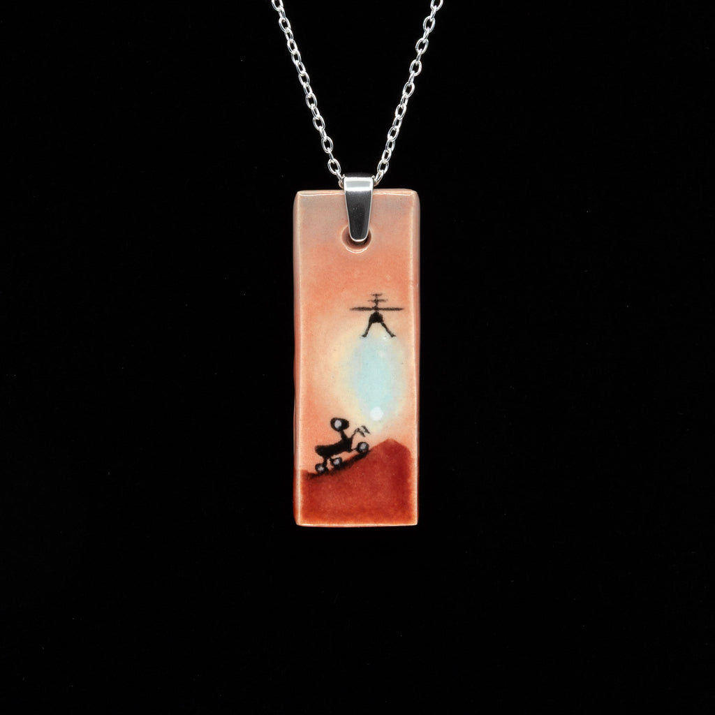 AH Perseverance & Ingenuity ceramic necklace
