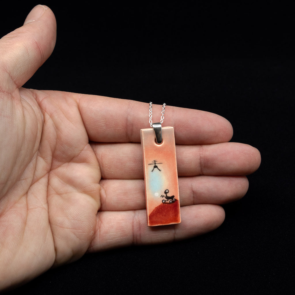 AH Perseverance & Ingenuity ceramic necklace