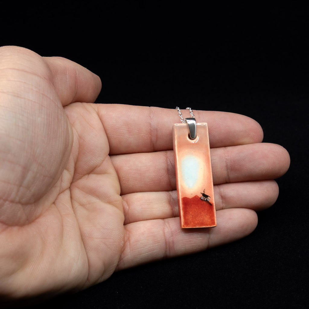 AH Sojourner rover ceramic necklace