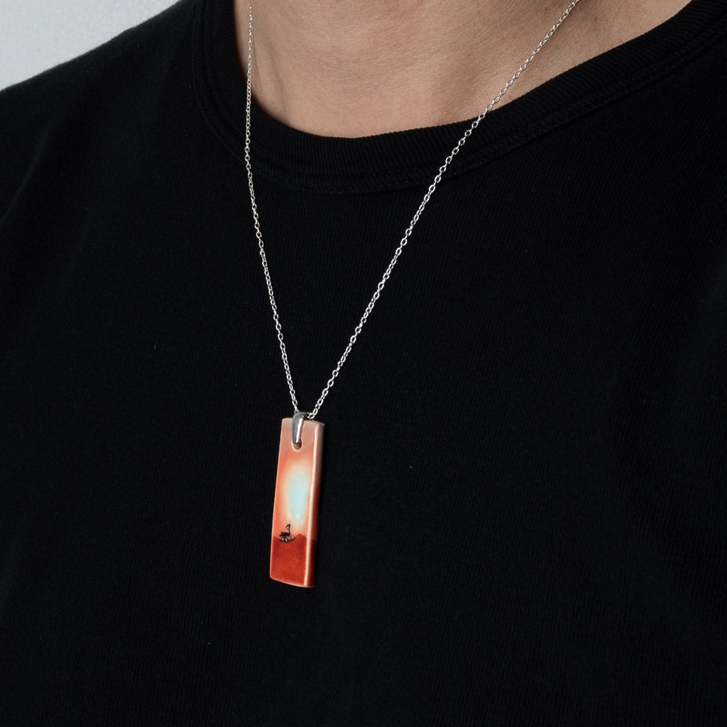 AH Spirit & Opportunity ceramic necklace