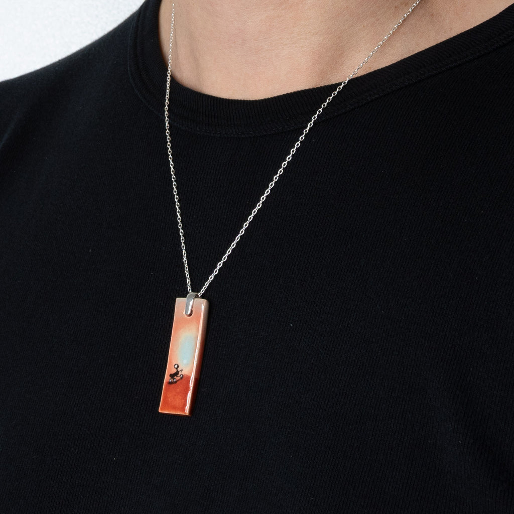 AH Curiosity rover ceramic necklace