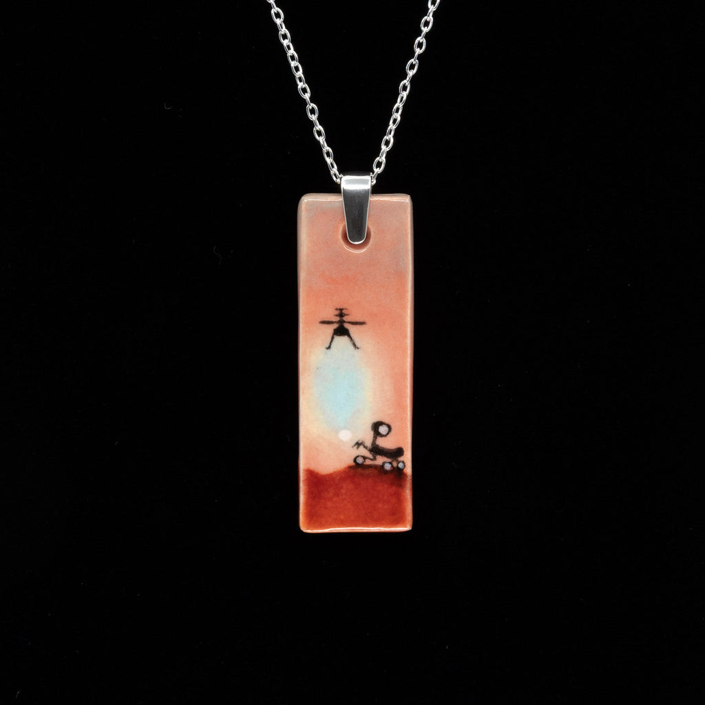 AH Perseverance & Ingenuity ceramic necklace