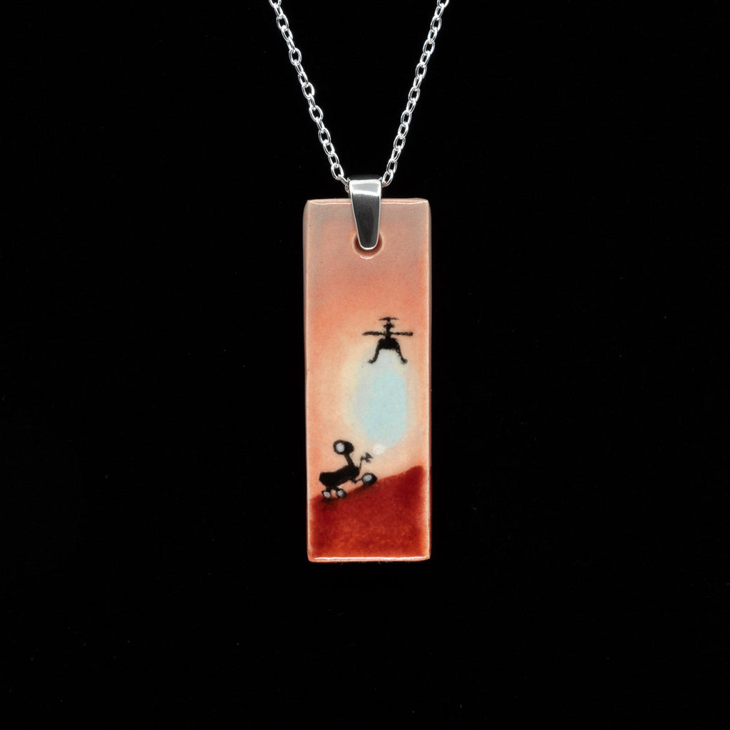 AH Perseverance & Ingenuity ceramic necklace