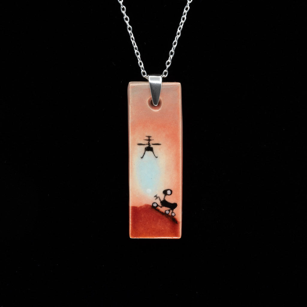 AH Perseverance & Ingenuity ceramic necklace
