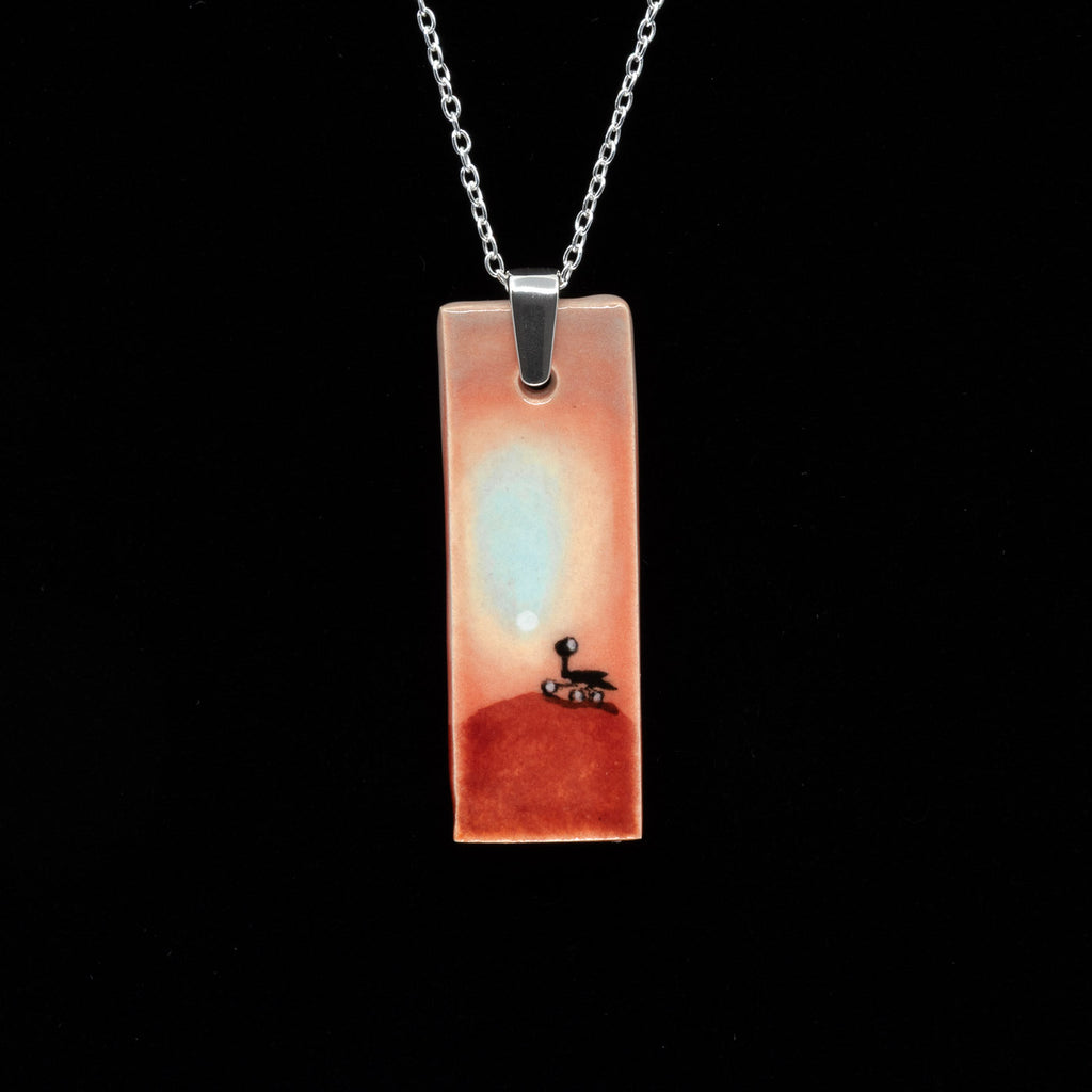 AH Spirit & Opportunity ceramic necklace