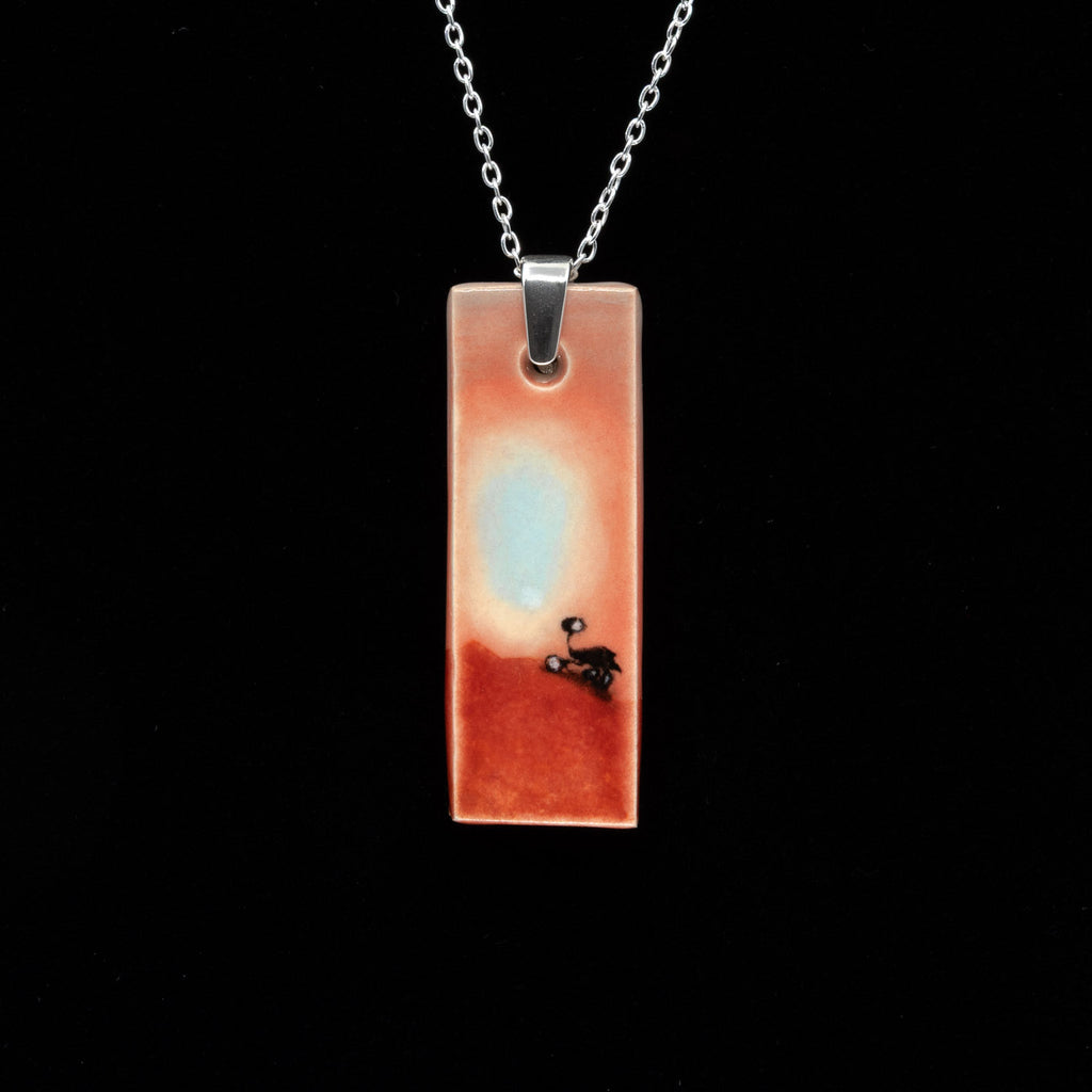 AH Spirit & Opportunity ceramic necklace