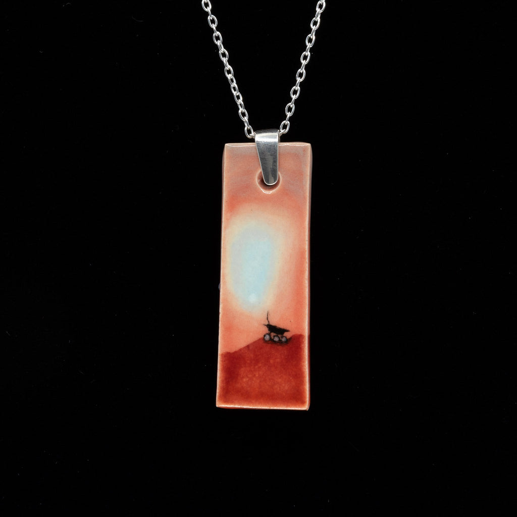 AH Sojourner rover ceramic necklace