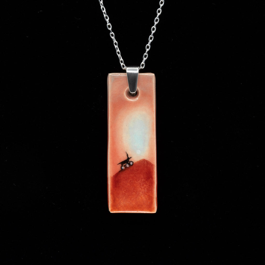 AH Sojourner rover ceramic necklace