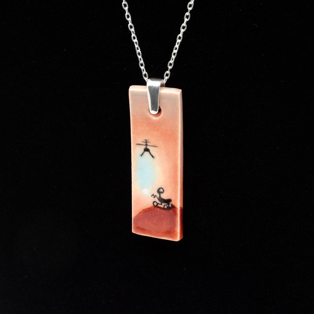 AH Perseverance & Ingenuity ceramic necklace