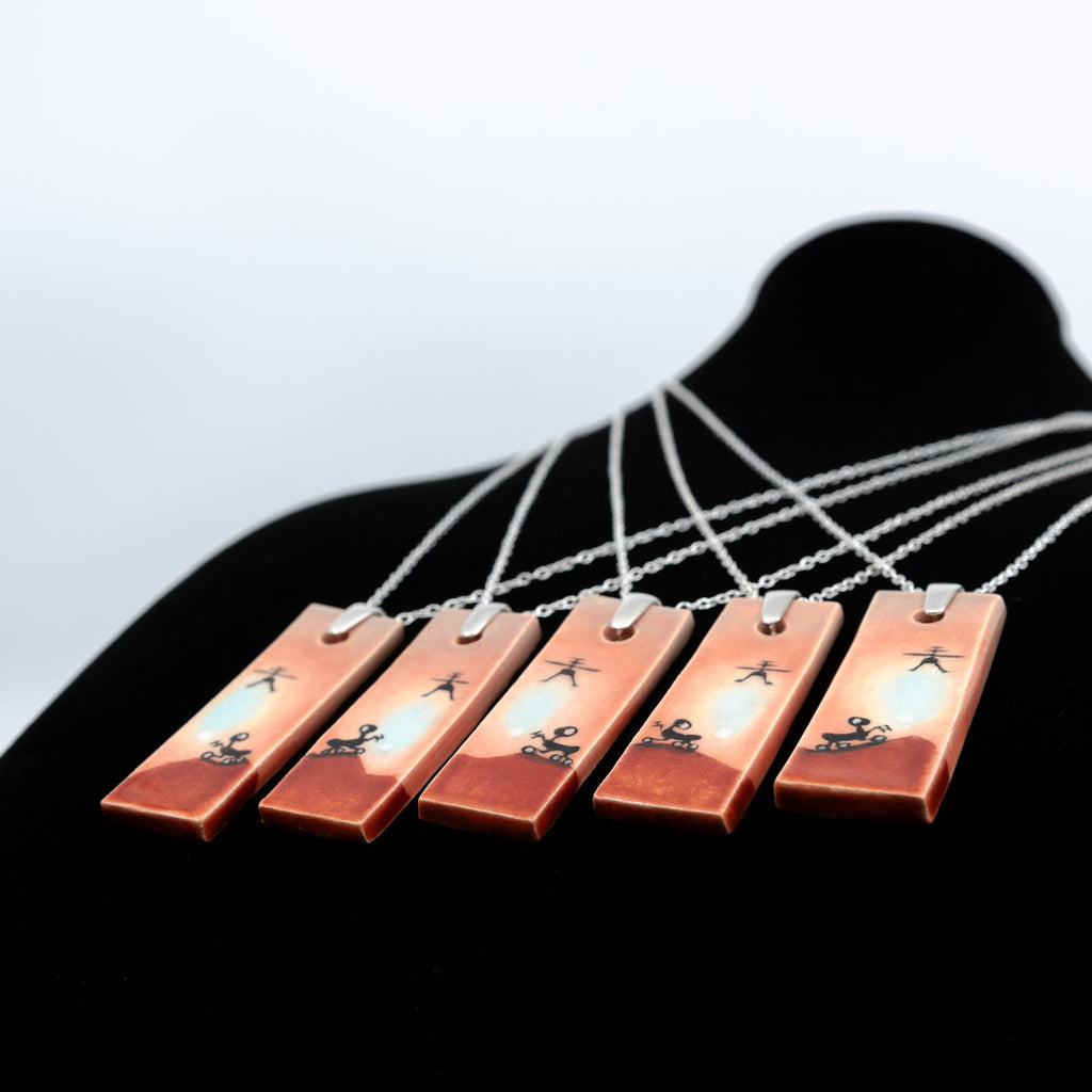 AH Perseverance & Ingenuity ceramic necklace