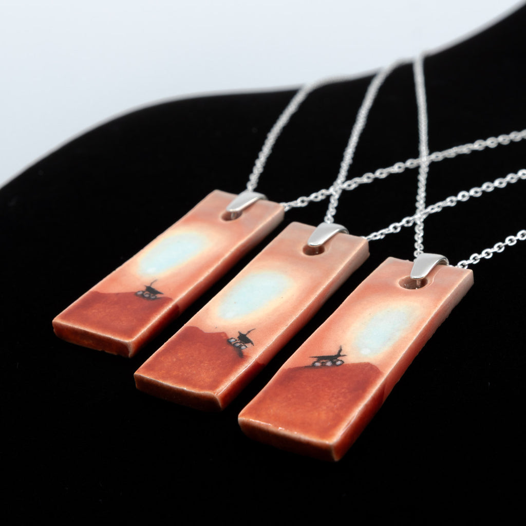 AH Sojourner rover ceramic necklace