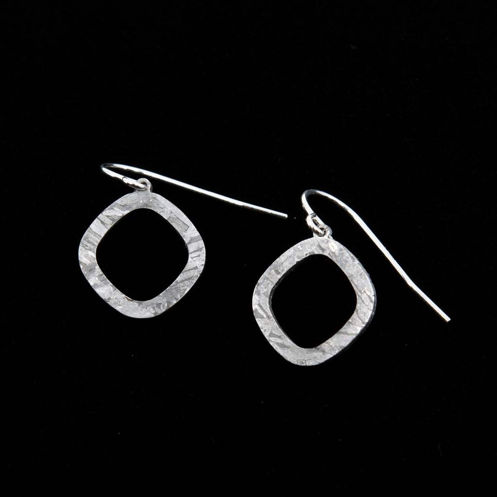 Large Bennu meteorite earrings