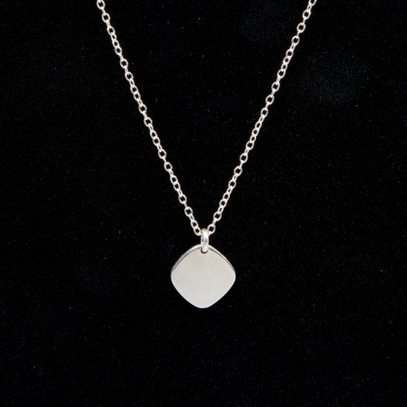 Small Bennu sterling silver pendant necklace