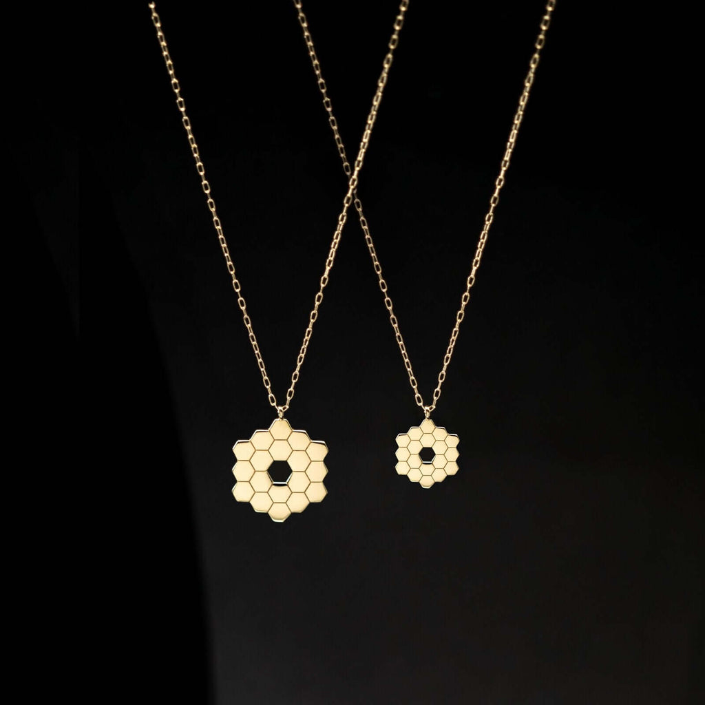 14k gold james webb necklace