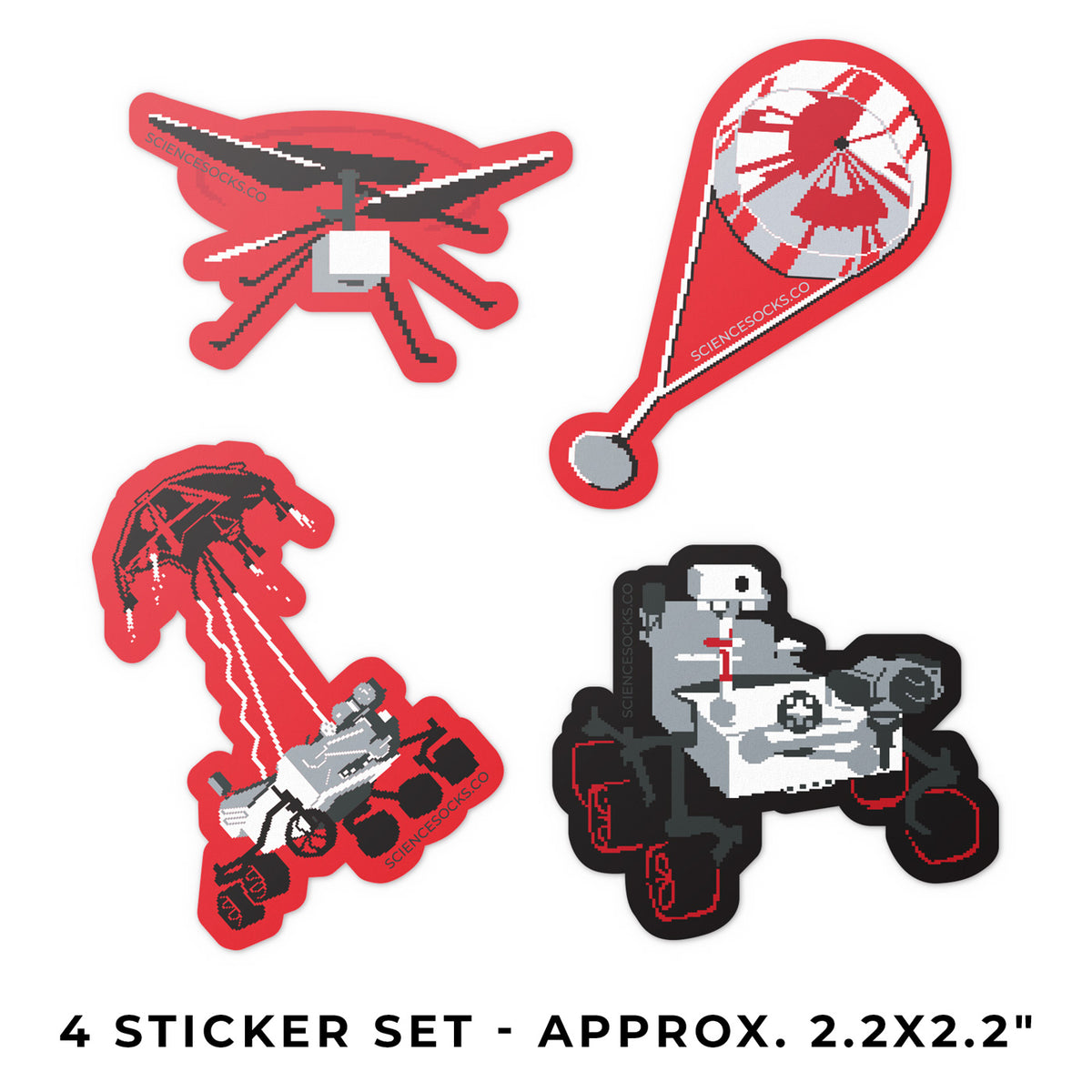 Mars Sticker Set
