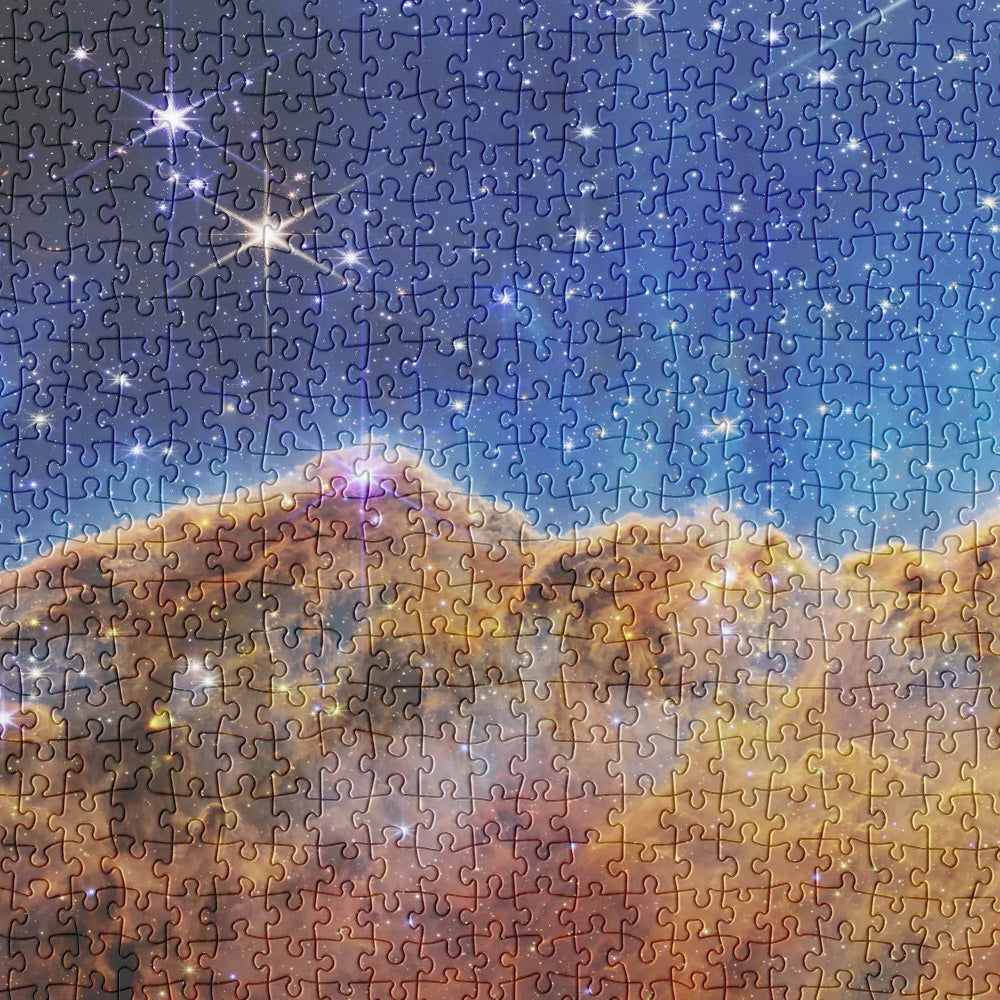 Cosmic Cliffs in the Carina Nebula puzzle - 1000 pieces